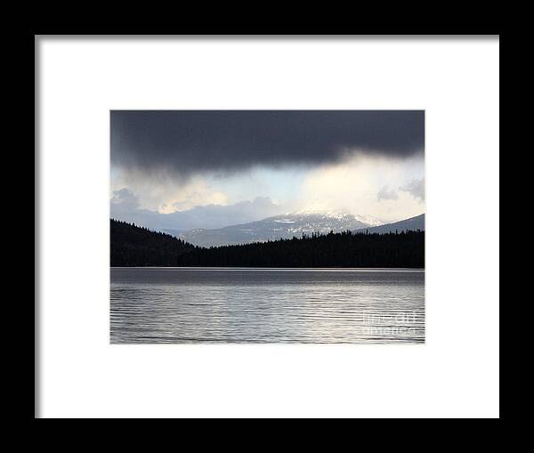 Clouds Framed Print featuring the photograph Balance in Nature #2 by Carol Groenen