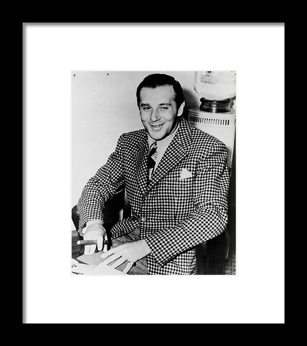 History Framed Print featuring the photograph Benny Bugsy Siegel 1906-1947 #2 by Everett