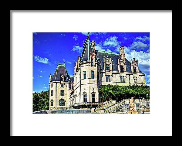 The Biltmore House Framed Print featuring the photograph Biltmore House #3 by Savannah Gibbs