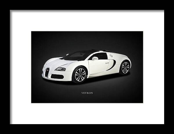 Bugatti Veyron Framed Print featuring the photograph Bugatti Veyron by Mark Rogan