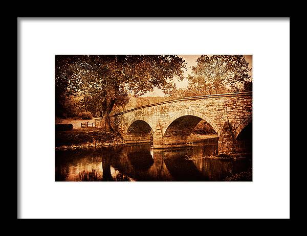 Burnside Bridge Framed Print featuring the photograph Burnside Bridge #2 by Mick Burkey
