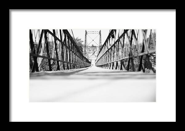 Bridge Framed Print featuring the photograph 2 Cent Bridge by Chad Tracy