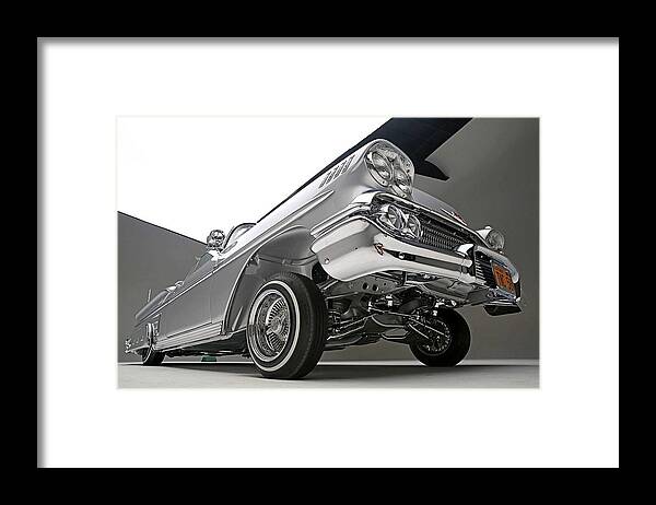 Chevrolet Impala Convertible Framed Print featuring the photograph Chevrolet Impala Convertible #2 by Jackie Russo