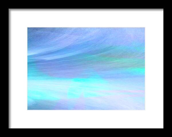 Abstract Framed Print featuring the painting Daydream #3 by Gerlinde Keating