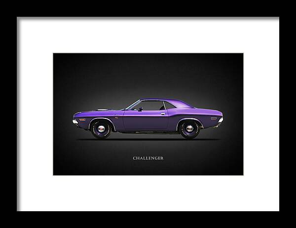 Dodge Challenger Framed Print featuring the photograph Dodge Challenger by Mark Rogan