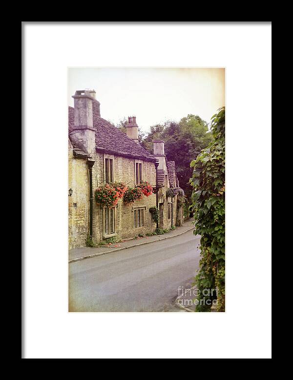 Village Framed Print featuring the photograph English Village #2 by Jill Battaglia