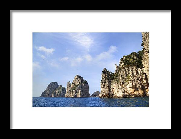 Faraglioni Framed Print featuring the photograph Faraglioni - Capri #2 by Joana Kruse