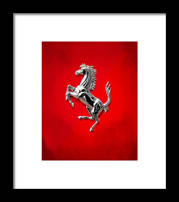 Ferrari Framed Print featuring the photograph Ferrari by Mark Rogan