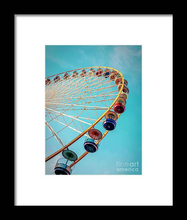 Christmas Framed Print featuring the photograph Ferris wheel #2 by Bernard Jaubert