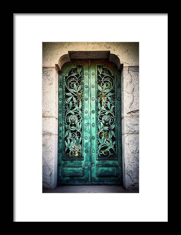 Door Framed Print featuring the photograph Filigree #2 by Jessica Jenney