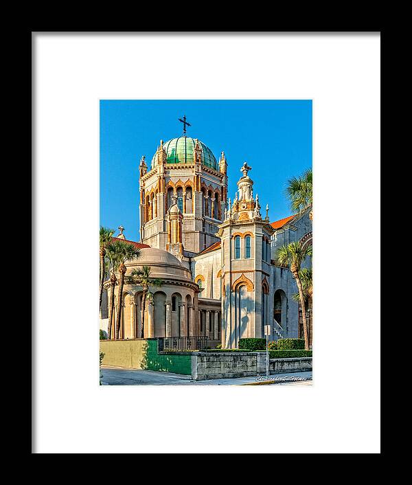 Structure Framed Print featuring the photograph Flagler Memorial Presbyterian Church 3 by Christopher Holmes
