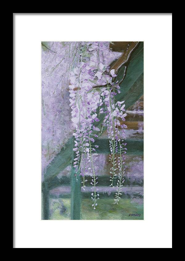 Flower Framed Print featuring the painting Flower #2 by Masami Iida