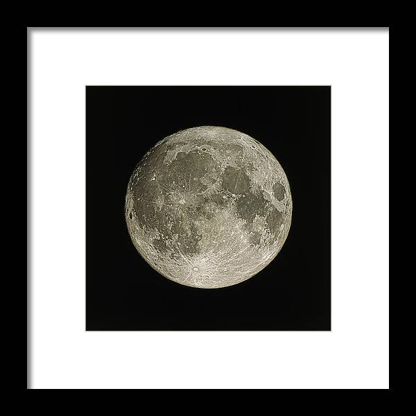 Moon Framed Print featuring the photograph Full Moon #2 by Eckhard Slawik