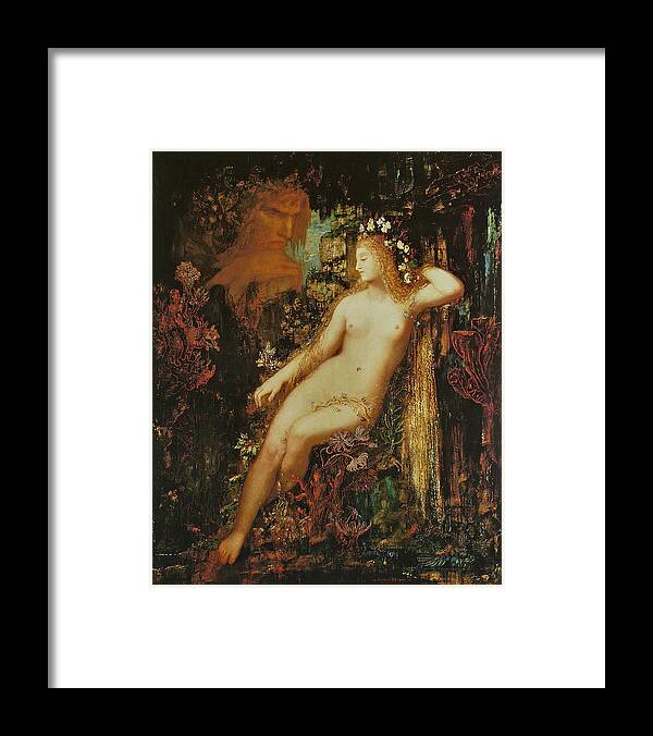 Gustave Moreau Framed Print featuring the painting Galatea #4 by Gustave Moreau
