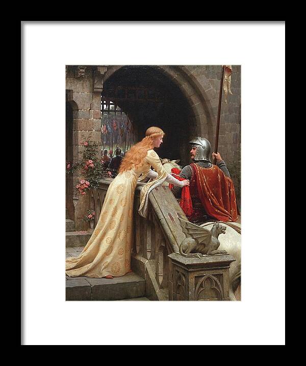 God Speed Framed Print featuring the painting God Speed #7 by Edmund Blair Leighton