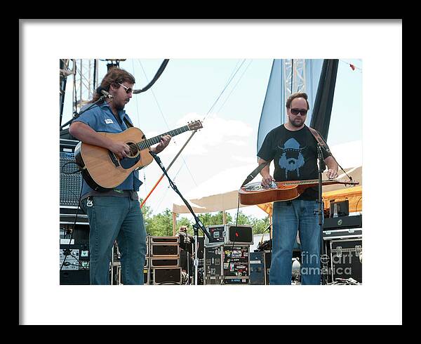 Oxford Framed Print featuring the photograph Greensky Bluegrass at the 2010 Nateva Festival #3 by David Oppenheimer