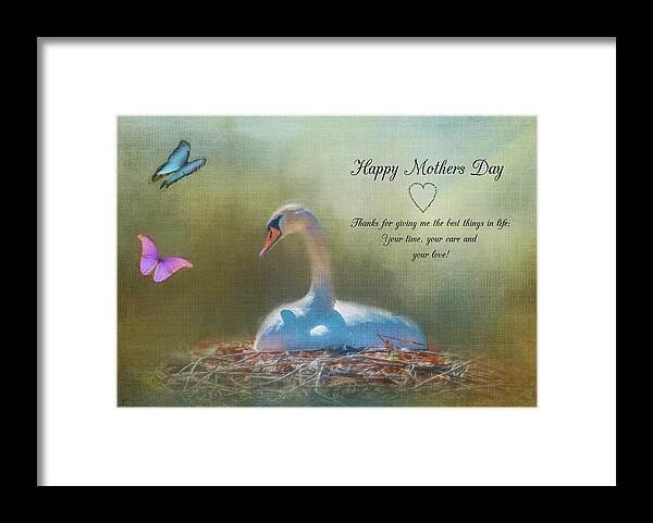 Mother Framed Print featuring the photograph Happy Mothers Day #2 by Cathy Kovarik