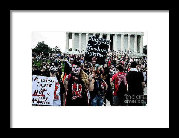 Juggalo Framed Print featuring the photograph Juggalo March September 2017 #2 by Jonas Luis