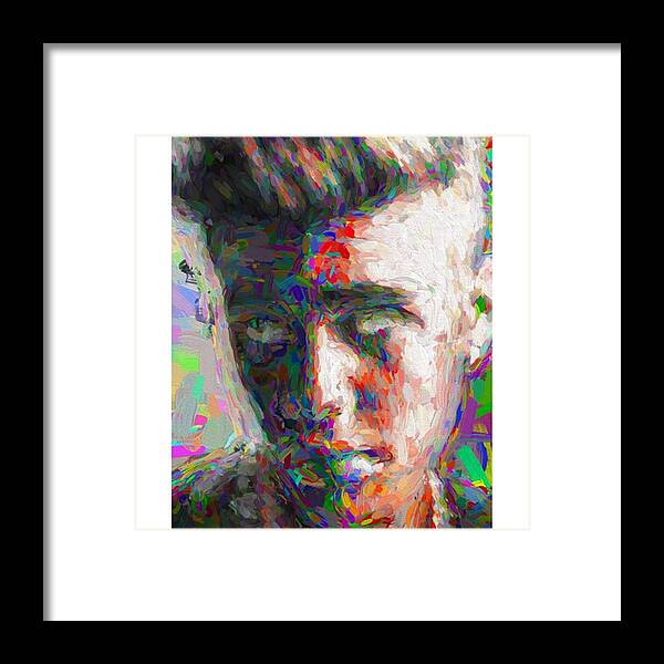 Star Framed Print featuring the photograph #justinbieber @justinbieber #2 by David Haskett II