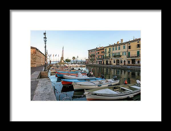 Lazise Framed Print featuring the photograph Lazise - Italy #2 by Joana Kruse