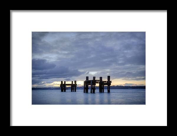 The Dolphins Framed Print featuring the photograph Lepe - England #2 by Joana Kruse