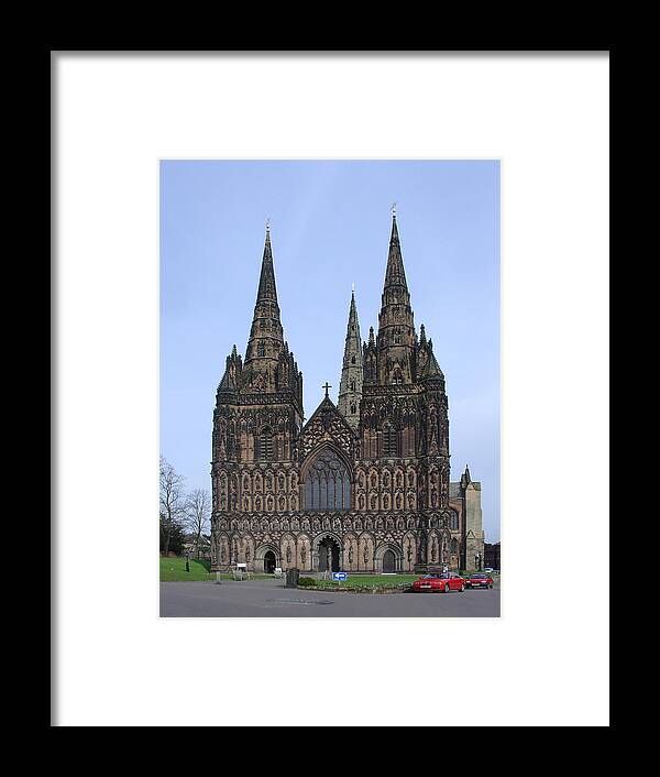 Europe Framed Print featuring the photograph Lichfield Cathedral #1 by Rod Johnson