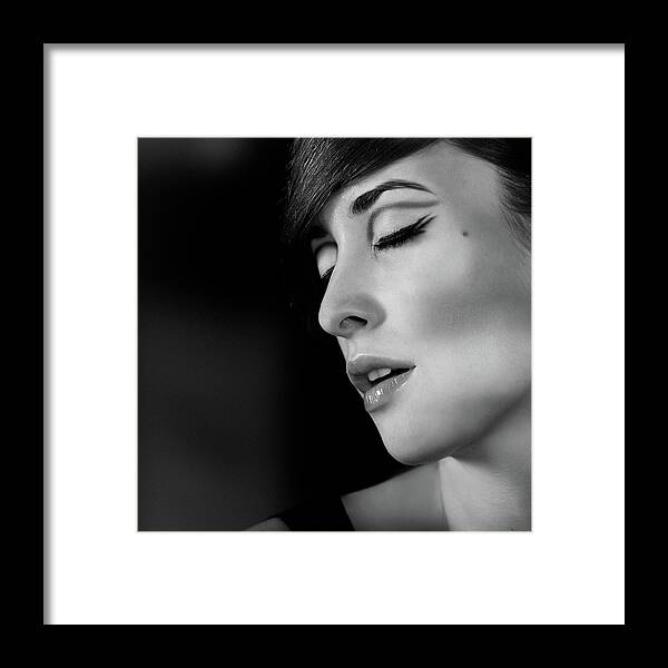 Portrait Framed Print featuring the photograph Light and Shadows #2 by Dmitriy Chursin