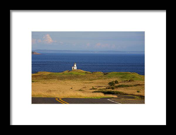 America Framed Print featuring the photograph Lighthouse #2 by Evgeny Vasenev