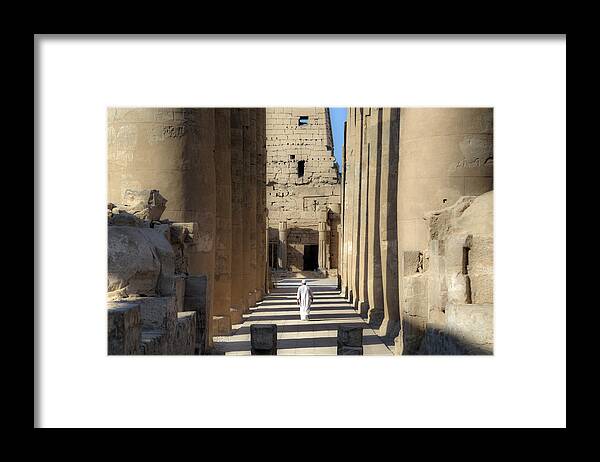 Luxor Temple Framed Print featuring the photograph Luxor Temple - Egypt #2 by Joana Kruse