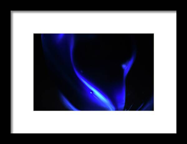 Photograph Framed Print featuring the photograph Marble Macro #2 by Larah McElroy