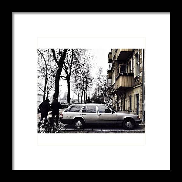 Vintage Framed Print featuring the photograph Mercedes-benz 300 Te

#berlin #2 by Berlinspotting BrlnSpttng