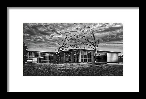 Modern Art Museum Framed Print featuring the photograph Modern Art Museum Of Fort Worth #2 by Mountain Dreams