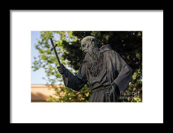 Minolta Rokkor-pg Mc 58mm F1.2 Framed Print featuring the photograph Monument To Fray Pablo De Cadiz Alameda Apodaca Cadiz Spain #2 by Pablo Avanzini