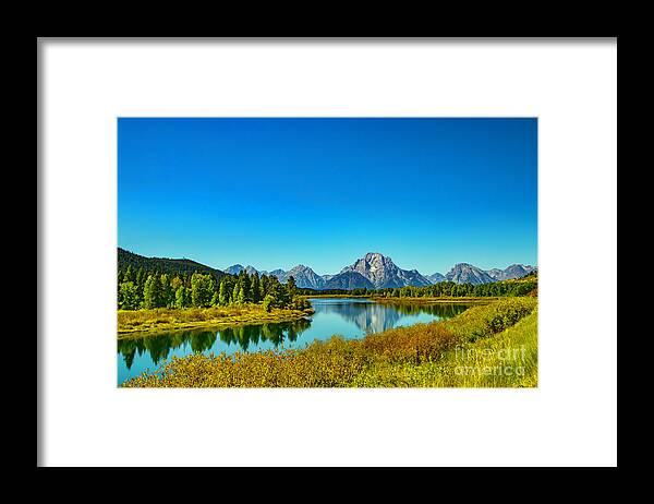 Landscape Framed Print featuring the photograph Mount Moran #2 by Mark Jackson