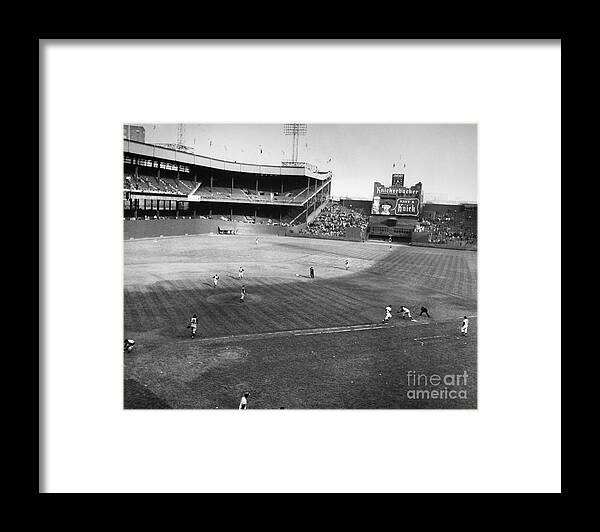 1957 Framed Print featuring the photograph New York Polo Grounds #4 by Granger