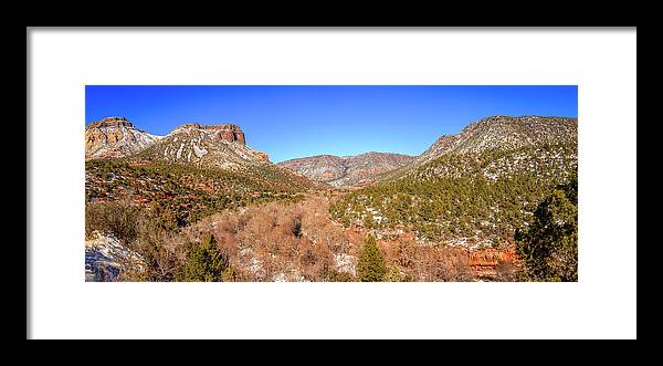 America Framed Print featuring the photograph Oak Creek Canyon #2 by Alexey Stiop