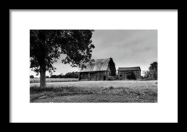 Steuben County Framed Print featuring the photograph Old Hay Barn - Indiana #2 by Mountain Dreams