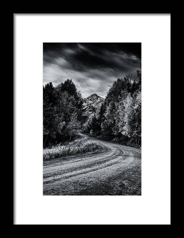 Mountain Framed Print featuring the photograph Path to the Mountains #2 by Andrew Soundarajan