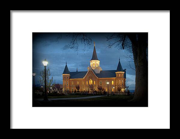 Temple Framed Print featuring the photograph Provo City Center LDS Temple #2 by Nathan Abbott