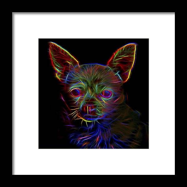 Cute Framed Print featuring the photograph #puppy #puppylove #cute #adorable #2 by David Haskett II