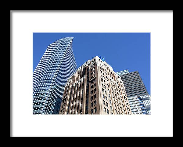 Buildings Framed Print featuring the photograph Reaching The Sky #2 by Ramunas Bruzas