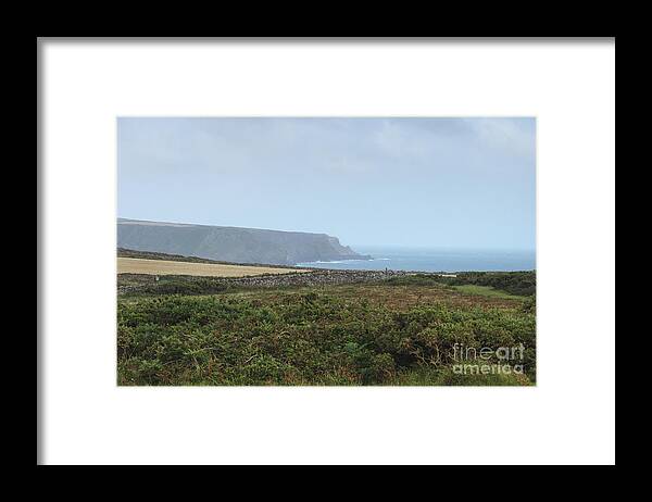 Gorse Framed Print featuring the photograph Rhossili Bay, South Wales by Perry Rodriguez