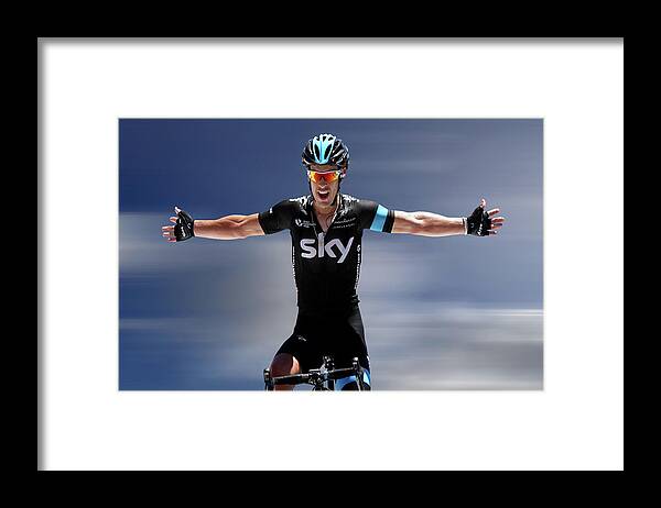 Richie Porte Framed Print featuring the photograph Richie Porte 3 by Smart Aviation