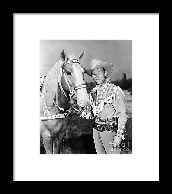 20th Century Framed Print featuring the photograph Roy Rogers #4 by Granger