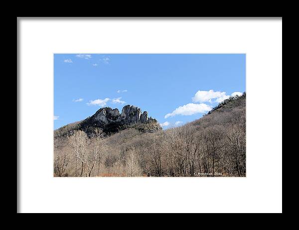Rocks Framed Print featuring the photograph Seneca Rocks #2 by Carolyn Postelwait