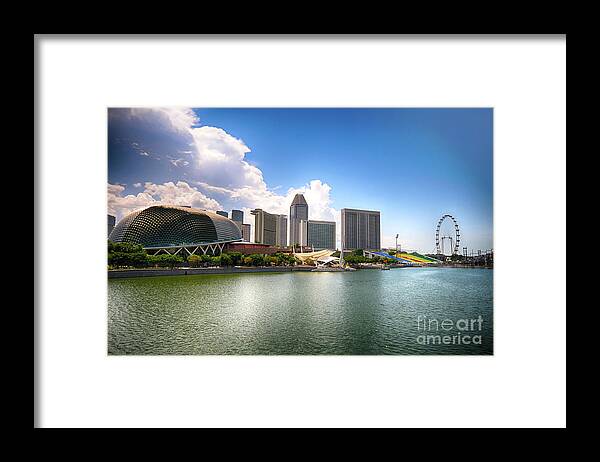 Singapore Framed Print featuring the photograph Singapore #2 by Charuhas Images