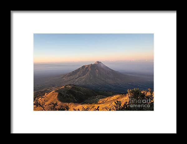 Indonesia Framed Print featuring the photograph Sunrise over Java in Indonesia #2 by Didier Marti