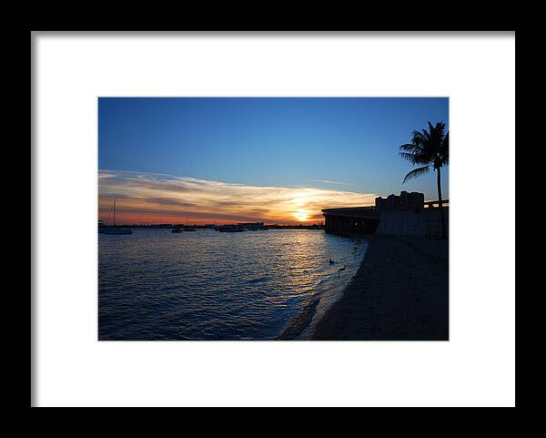  Framed Print featuring the photograph 2- Sunset In Paradise by Joseph Keane