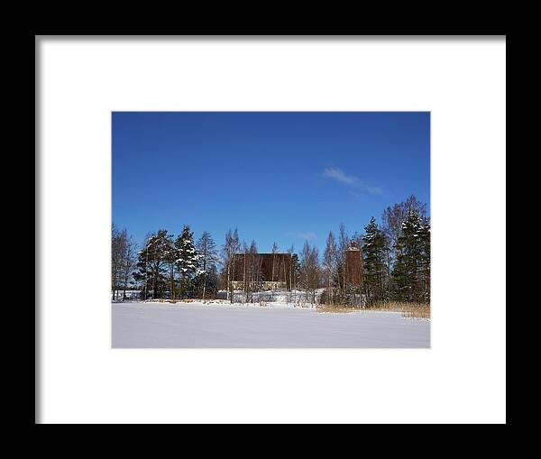 Finland Framed Print featuring the photograph The Church of St Mary in Sastamala #2 by Jouko Lehto