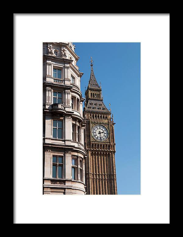 London Framed Print featuring the photograph The Clock Tower in London #2 by Dutourdumonde Photography